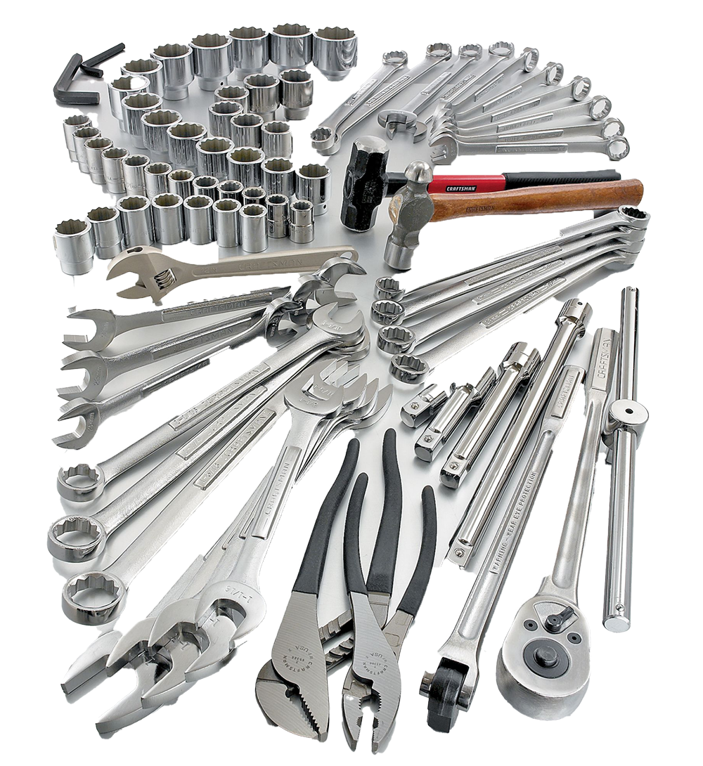 tool pack laid out on the table