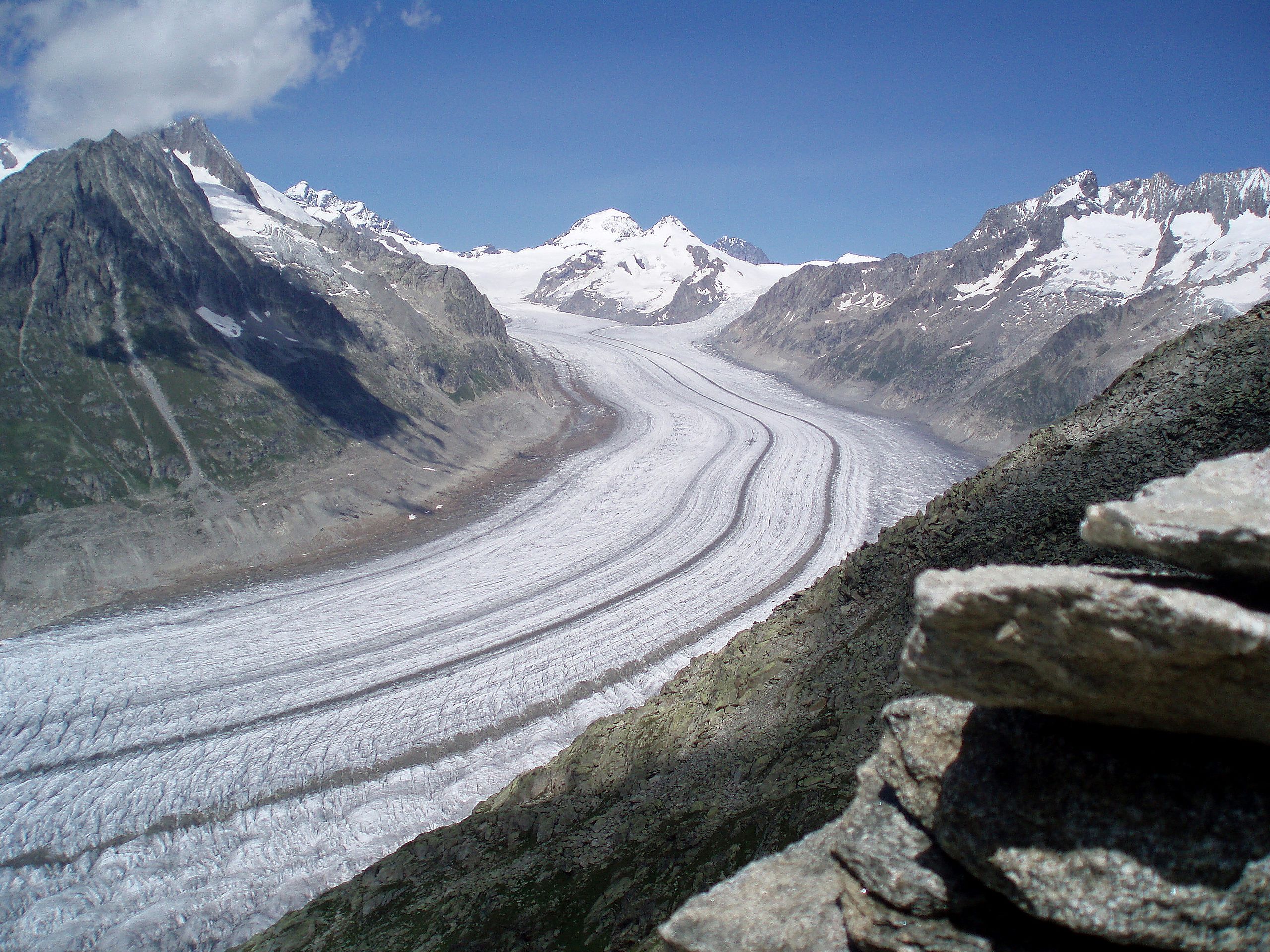  Swiss glacier valley